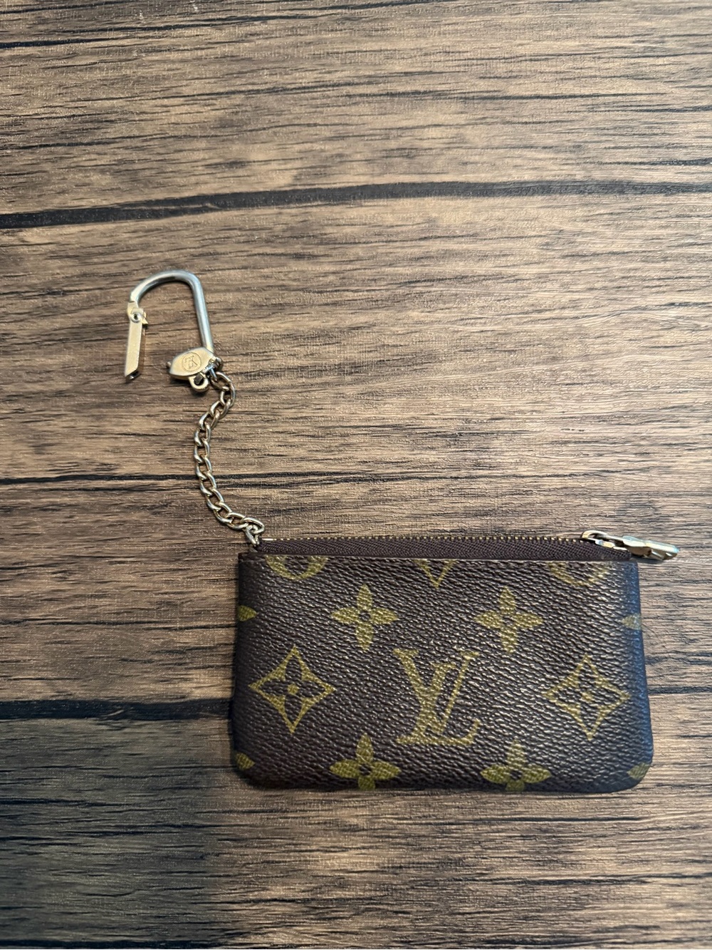 Louis Vuitton Brown Monogram Key Pouch